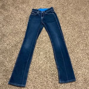 Wrangler dark wash jeans
